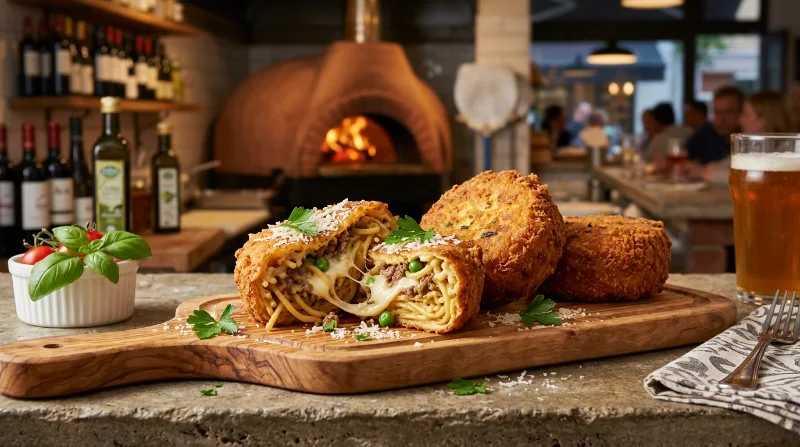 Frittatina di Spaghetti Napoletana