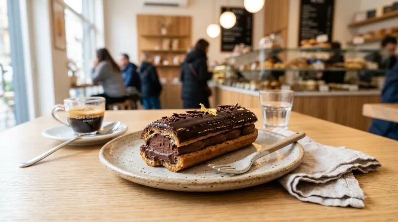 Eclair al Cioccolato Fondente 70%