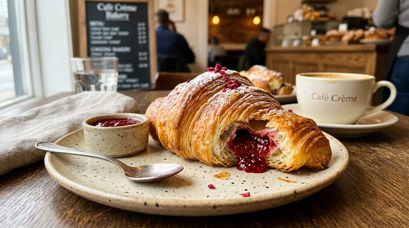 Croissant Burro e Lamponi